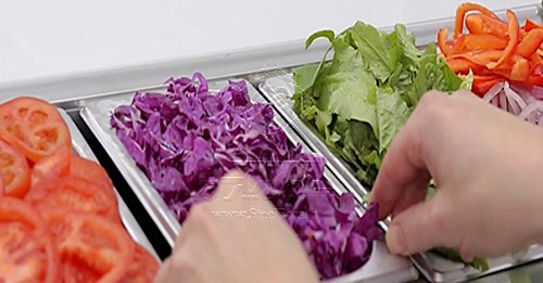 مشخصات تاپینگ رومیزی طول 120 استار Counter Top Salad Star